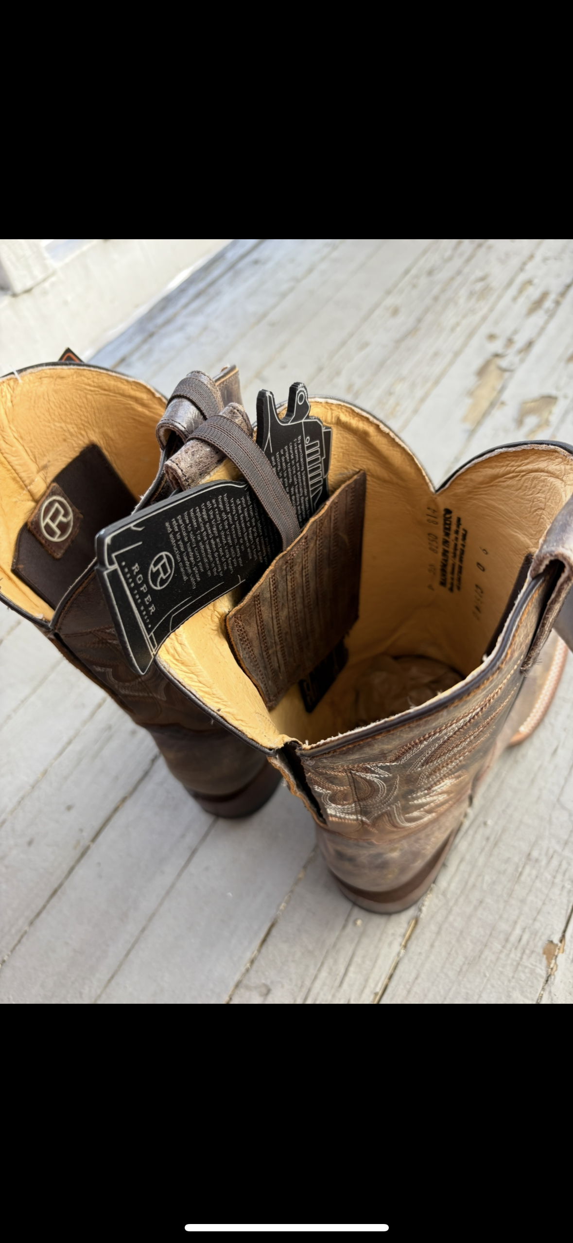 Roper concealed carry boots