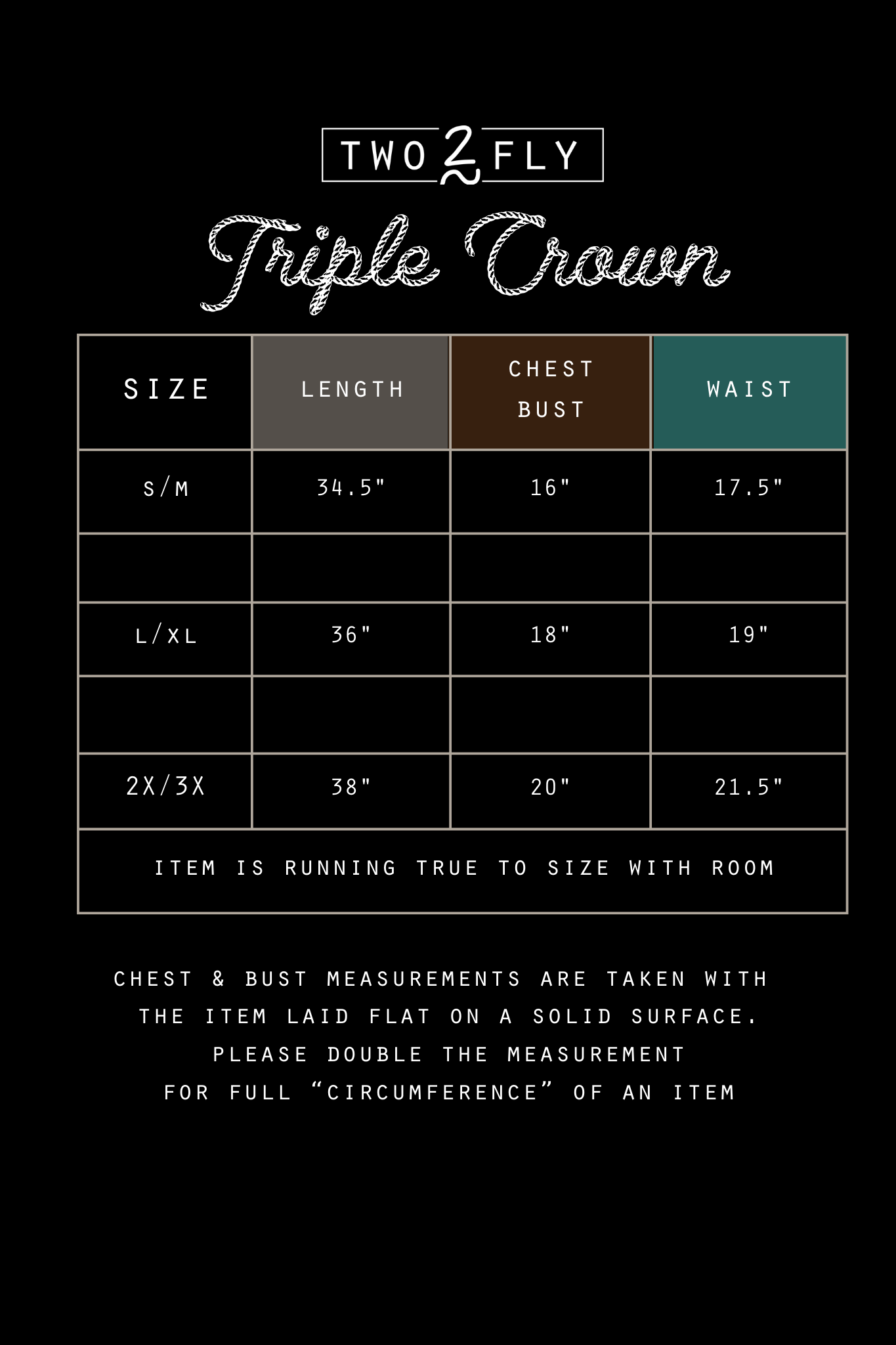 TRIPLE CROWN: L/XL