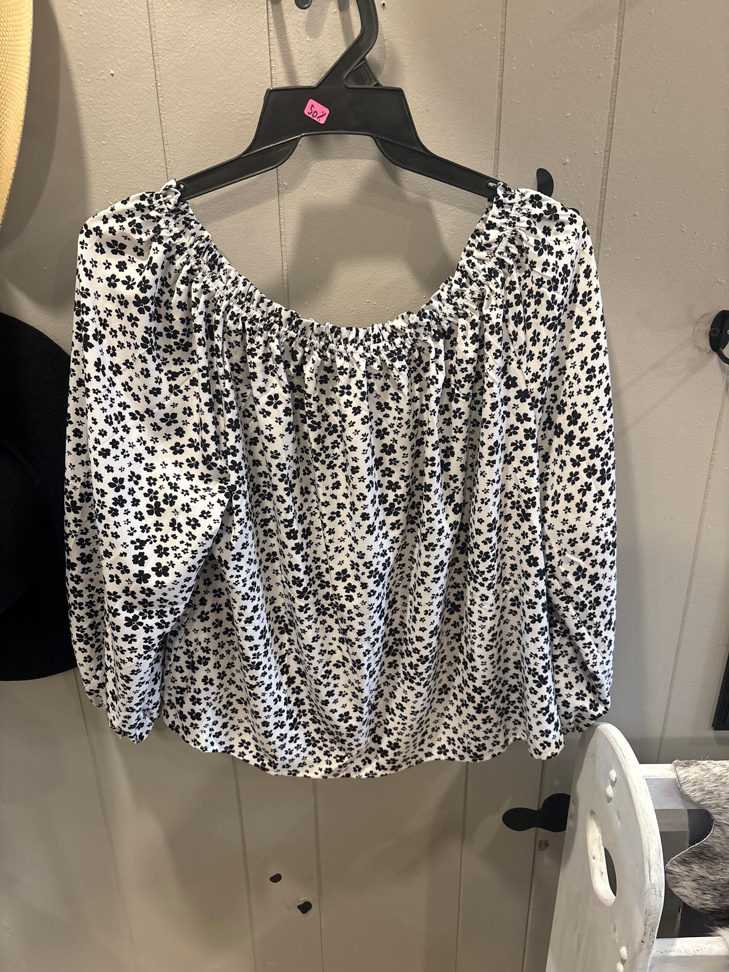 Off the shoulder top