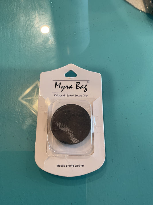 Cowhide pop socket