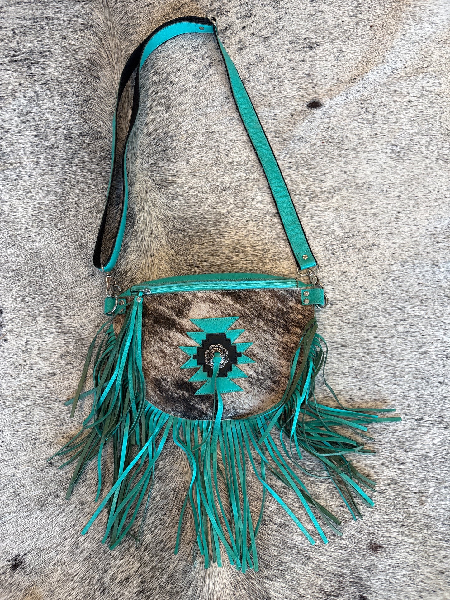 Cowhide Crossbody