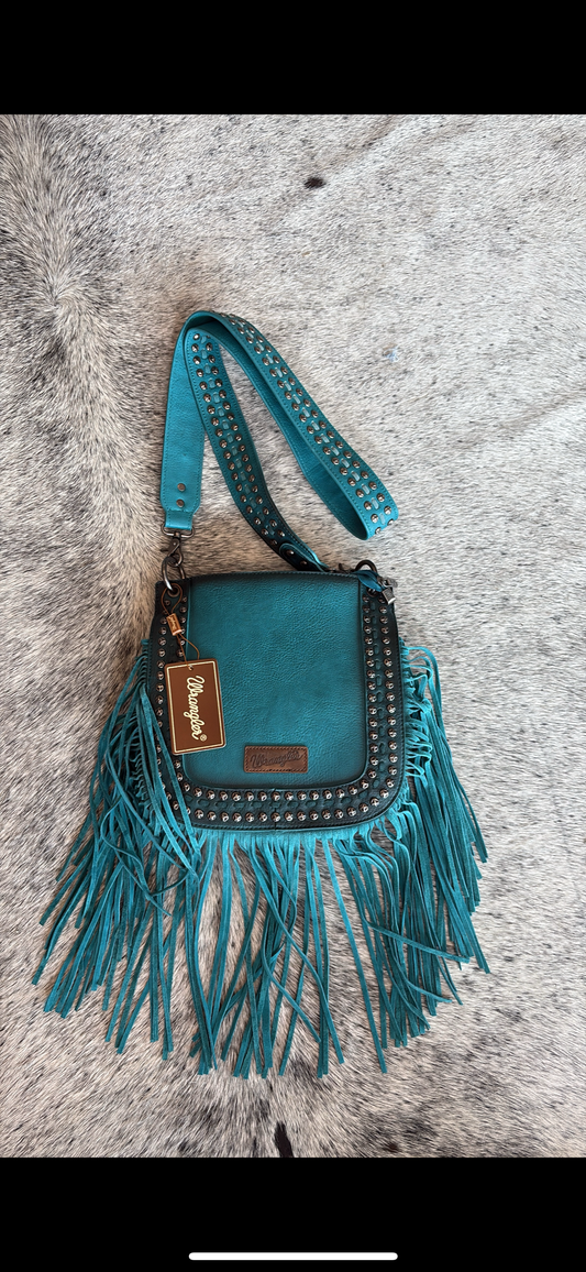 Wrangler fringe purse